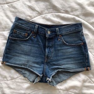 Vintage Levi’s 501 High Waisted Denim Shorts